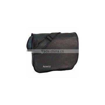 customized black nonwoven messengerbag extralarge canvas fashion school bags logo printed 14