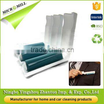 Mini brush roller, eco-friendly sticky floor lint roller, silicone washable mini clothes brush