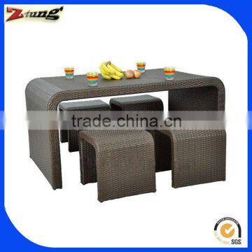 round wicker outdoor bar set furniture ZT-2012CT