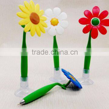 New Flower shape Plastic Ball Pen for promotion