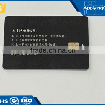 Competitive price pvc card smart contact ic card with chips for membership management