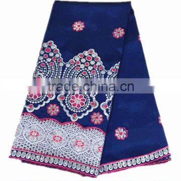 PLGG08-5/2016 haniye Indian embroidery george lace fabric with sequins/indian george lace fabric for ladies