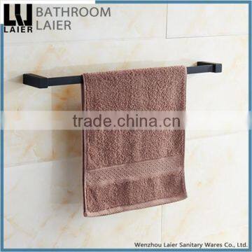 Elegant Popular Unique Design Zinc Alloy Soft Feeling Bathroom Accessories Wall Mounted Single Towel Bar