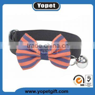 Personalized Elastic Polyester Pet Products Soft Cat Collar Bulk