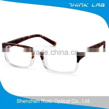 Latest model spectacle frame acetate square optical frames china