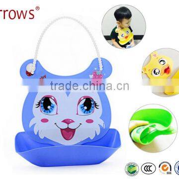 Kids Cute TPE Bib/ Lunch Bibs/ Waterproof Bibs Baby Product