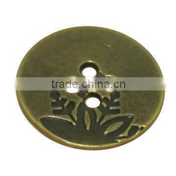 4 hole metal button