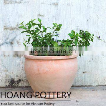 Cheap Decorative Red Clay Terracotta Flower Pots Outdoor