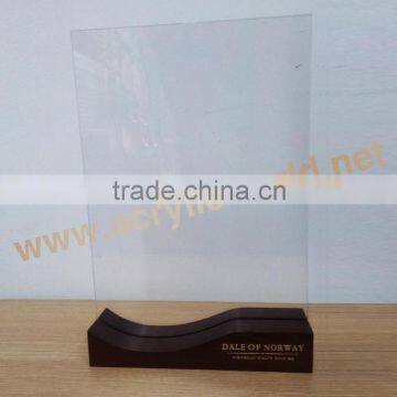 Acrylic Freestanding Menu Poster Displays Acrylic Sign Holder Acrylic Display Show Card Menu Holders photo-6