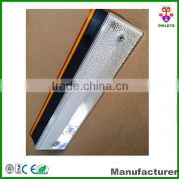 Highway guardrail road safety delineator reflector