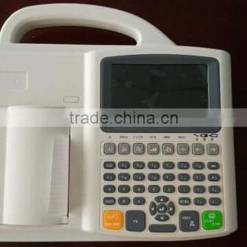 Three Channel Touch Screen ECG machine price