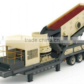 Protable Mobile stone Crusher plant machine