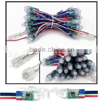 diameter 12mm rgb ws2818 /p9883 led pixel string led string light 50 pcs/string programmable