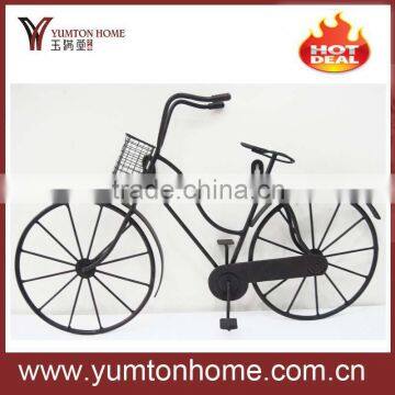 Metal 3D creative bicycle wall art/ wall decoration