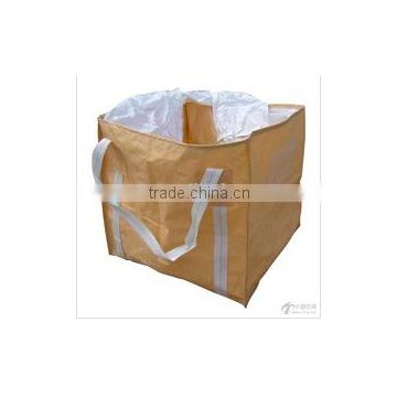 Wholesale high quality PP big bag/FIBC bag/ super sack for 1500kg, top open, bottom plain , pallet, 100% new virgin resin, china