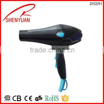 2200W professional Long life AC motor Plastic hair dryer blow drier made in china barber shop equipment