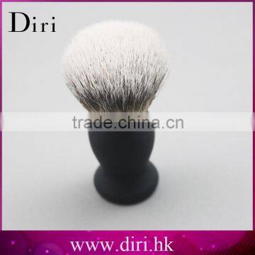 China Manufacturer Private Label Rubber Handle Synthetic Hair Mens Shaving Brush