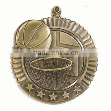 Promotional Baseketball medals / custom baseketball medals wholesale