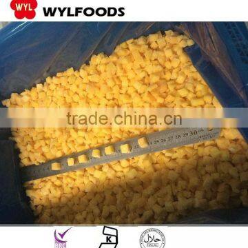 China Vegetables Frozen IQF Yellow Peach Dices Fruit photo-3
