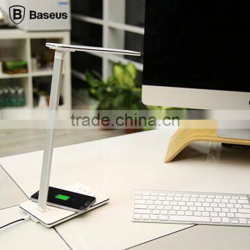 2016 Newest Baseus Ingert Series 2 In 1 QI Charging Pad Wireless Charger for Smart Phone and Tablets with LED Lamp