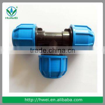 Easy Installing PE Pipe PP Compression Fittings