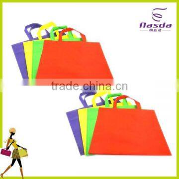 colorful simple recycling shopping bag cheap bag