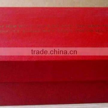 Red color, rectangular shape cardboard gift box