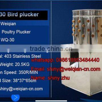 Factory Direct Sale WQ-30 Chicken Scalder & Plucker Machine for Sale, Quail Plucker 10pcs per Time photo-3