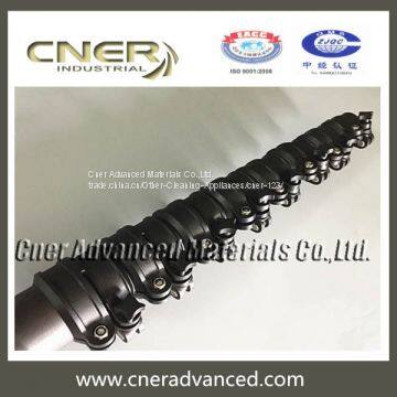 CNER brand carbon fiber water fed pole for window and solar panel cleaning