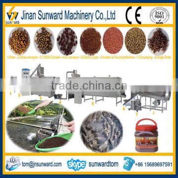 Double Screws Fish Pellet Manufacturing Extruder Machine