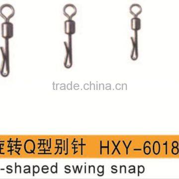 High quality brass Q-shaped swing fishing snap