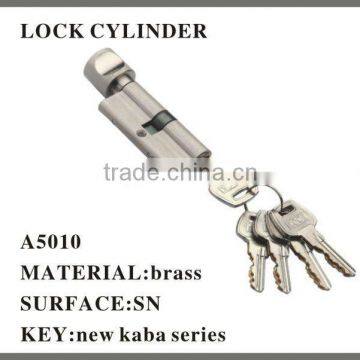 brass cylinder lock with 5pcs double security computer keys