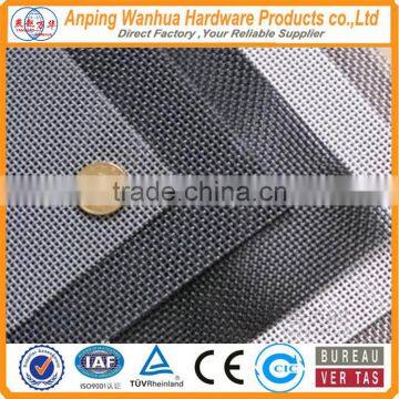 2017 New type gold supplier stainless steel security PVC coated mesh for window