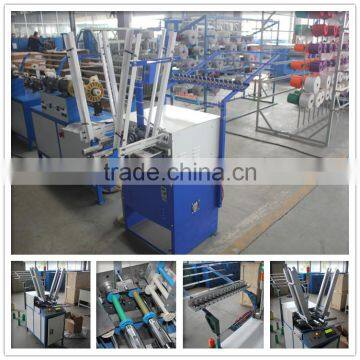 Two machine heads Automatic Bobbin Winder Machine for Rope Braiding Machines