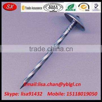 OEM/ODM Stainless Steel Roofing Nail With Umbrella Head