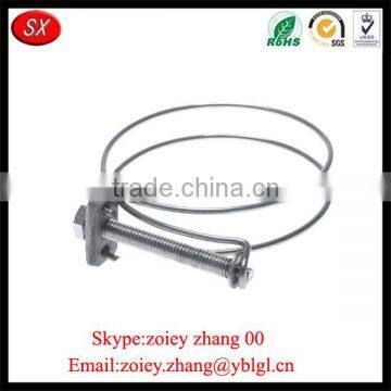 Chinese Manufacture Machined Production Spring Steel Spring Wire Clamps