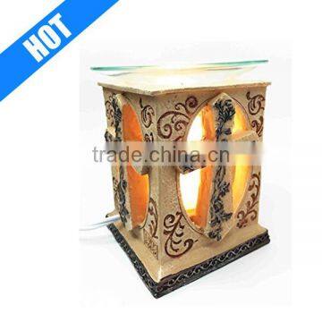 customized resin holy cross electric designer oil burner