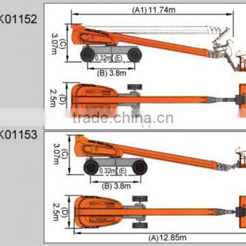 CE ISO Self-propelled Straight Arm Aerial Work Platform Jeakue JK01154 photo-2