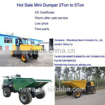 Cheap CE 2ton FCY20 front mini dumper