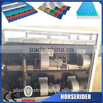 Good Market Pvc+ASA/PMMA Plastic Roof Tile Sheet Plate Making Machine photo-3