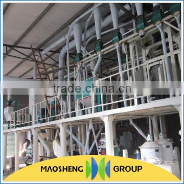 Maosheng brand easy operation wheat flour grinding mill making machine