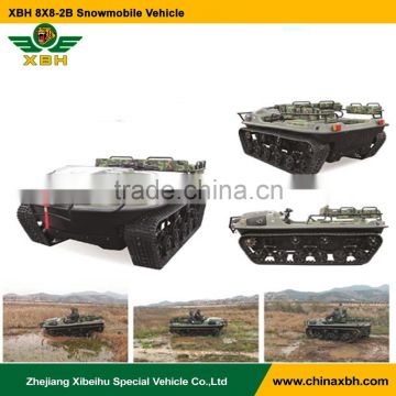 8X8-2B snowmobile Amphibious vehicle snowland desert swamp gasoline track drive ATV