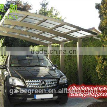 White Metal Frame 2 Car Garage With Polycarbonate Sheet photo-5