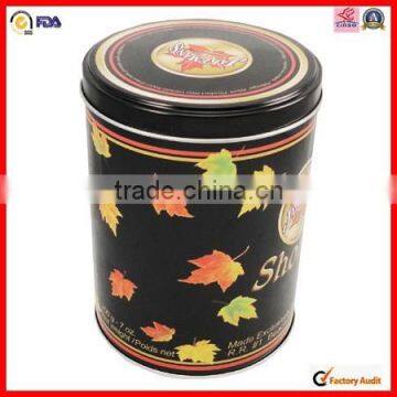 Factory Directly Tin Can Plain Black Tea Caddy Tin photo-6