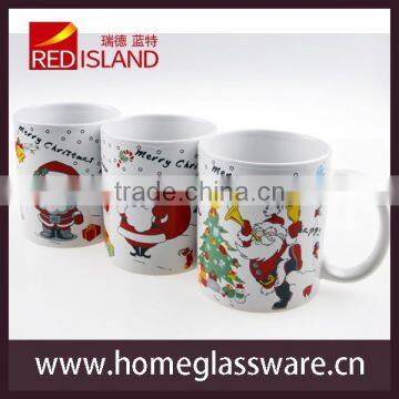 decal Santa Christmas Holiday ceramic Coffee Mugs