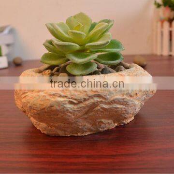 Creative table decoration stone bonsai pot