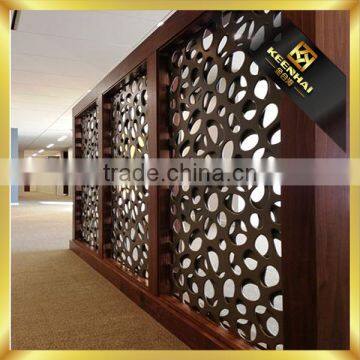 Custom Made Interior Decor Laser Cut Stainless Steel Room Divider Screen