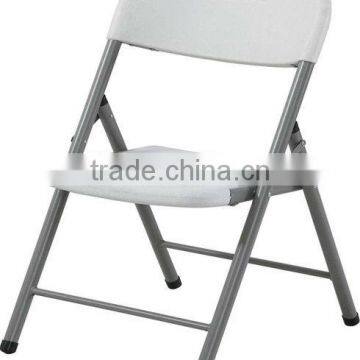 2014 Hot sale blow molding armless plastic folding chair