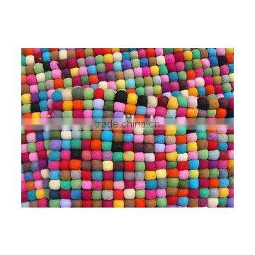 Felt Ball Rug/wool Felt Balls photo-6