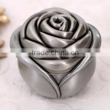 Exclusive Design Zinc Alloy Rose Ring Box photo-2